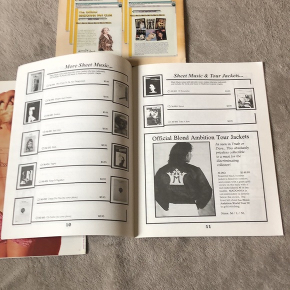 Boy Toy by Mail - Madonna Fan Club Merchandise Catalogs - Bundle of 3 - Picture 4 of 11